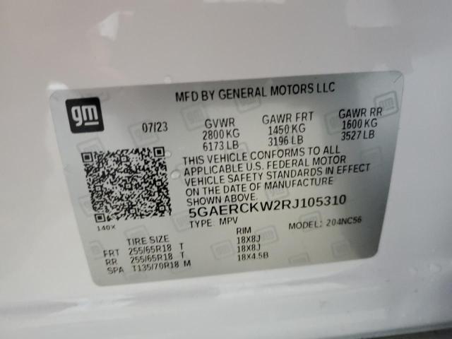2024 BUICK ENCLAVE PR - 5GAERCKW2RJ105310
