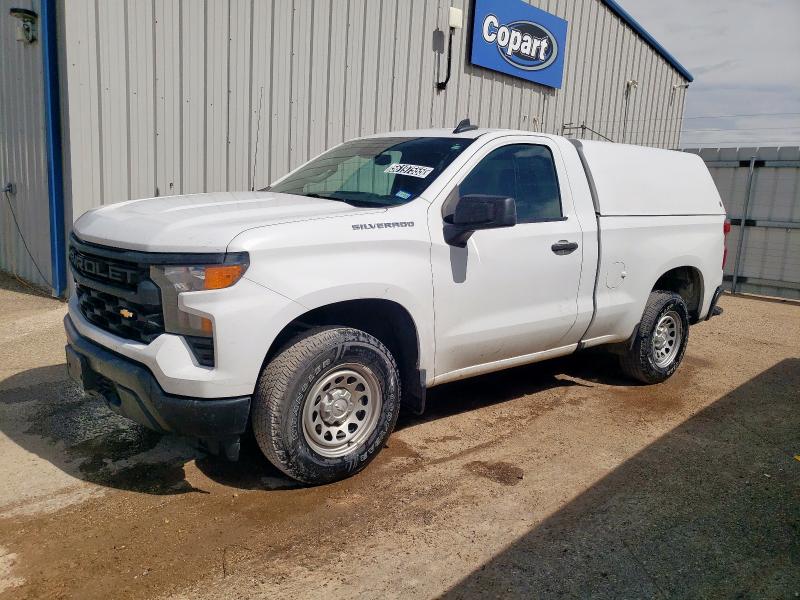 CHEVROLET SILVERADO 2023 white  gas 3GCNAAEK3PG353020 photo #1