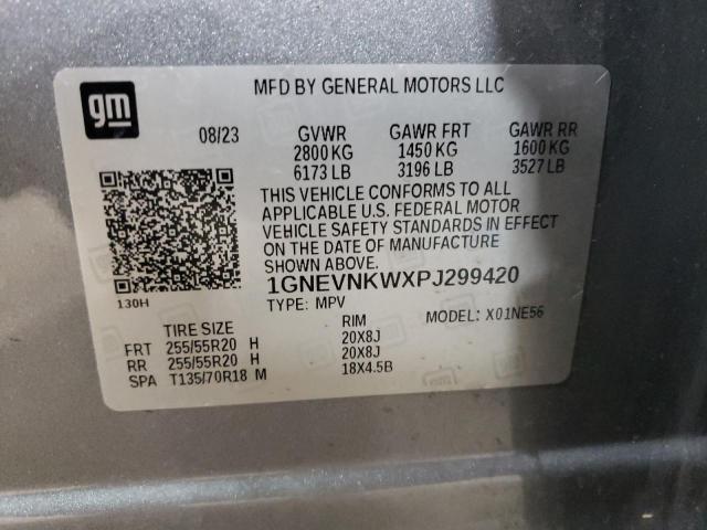 2023 CHEVROLET TRAVERSE H 1GNEVNKWXPJ299420
