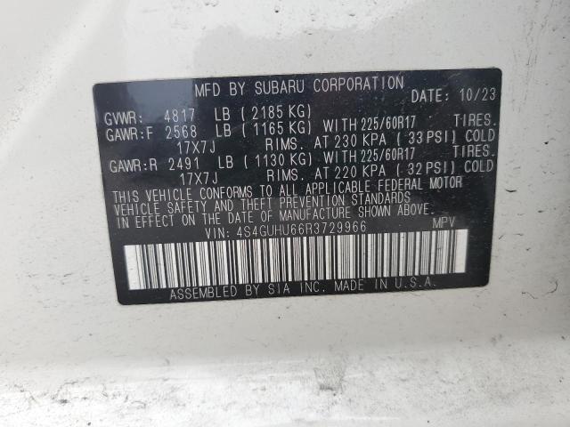 2024 SUBARU CROSSTREK 4S4GUHU66R3729966
