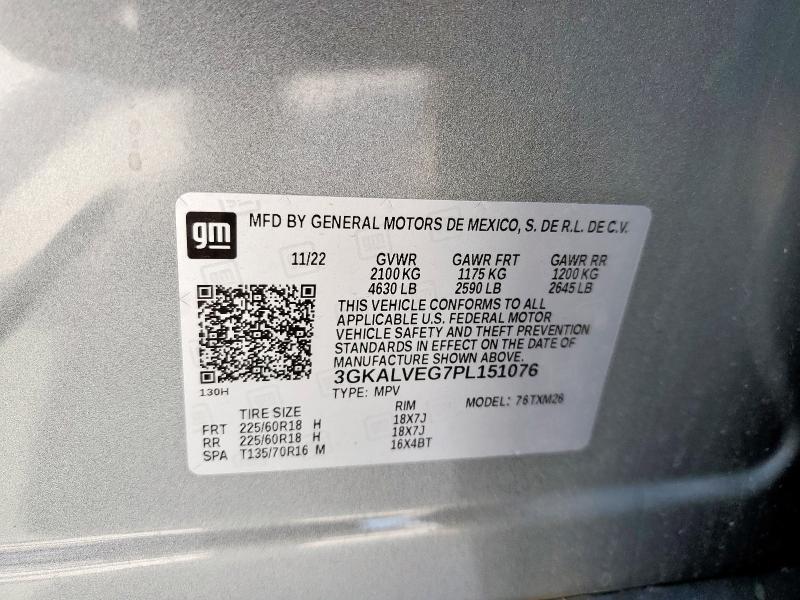 2023 GMC TERRAIN SL - 3GKALVEG7PL151076