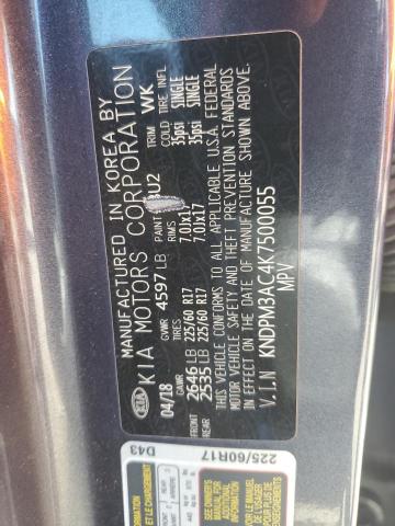 2019 KIA SPORTAGE L - KNDPM3AC4K7500055