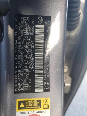 2015 LEXUS CT 200 JTHKD5BH7F2213763
