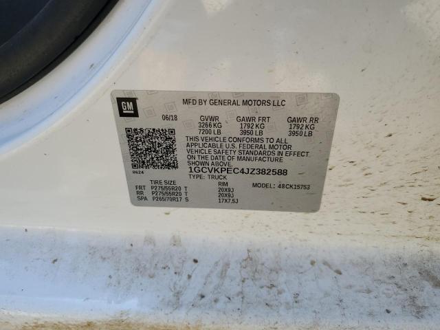 2018 CHEVROLET SILVERADO - 1GCVKPEC4JZ382588