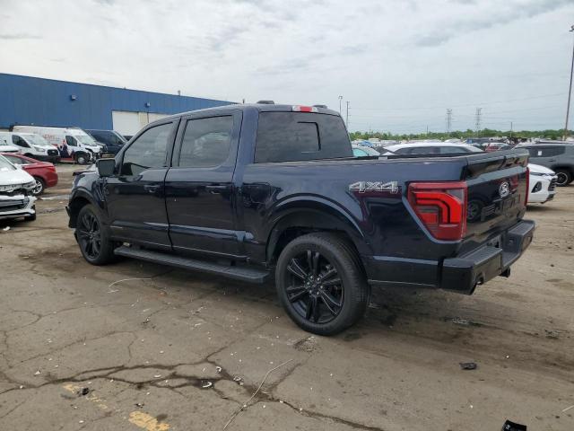 FORD F150 LARIA 2024 blue  hybrid engine 1FTFW5LD5RFB31133 photo #3