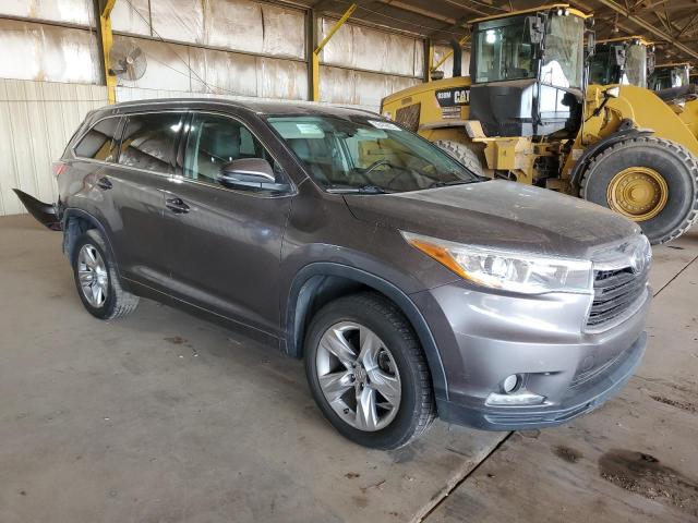 Vin: 5tdykrfh6es005870, lot: 55476825, toyota highlander limited 20144
