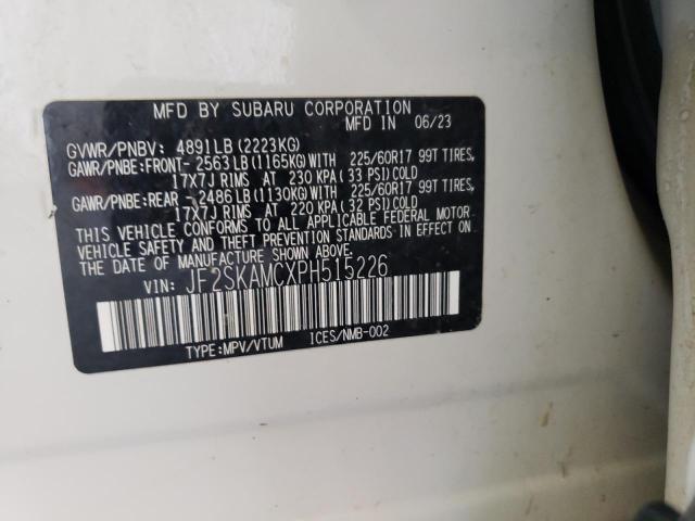 2023 SUBARU FORESTER W JF2SKAMCXPH515226