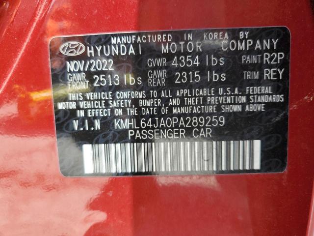 2023 HYUNDAI SONATA SEL - KMHL64JA0PA289259