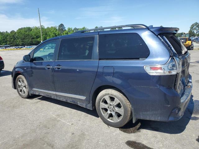 Vin: 5tdez3dc4ks215396, lot: 56504365, toyota sienna se 20192