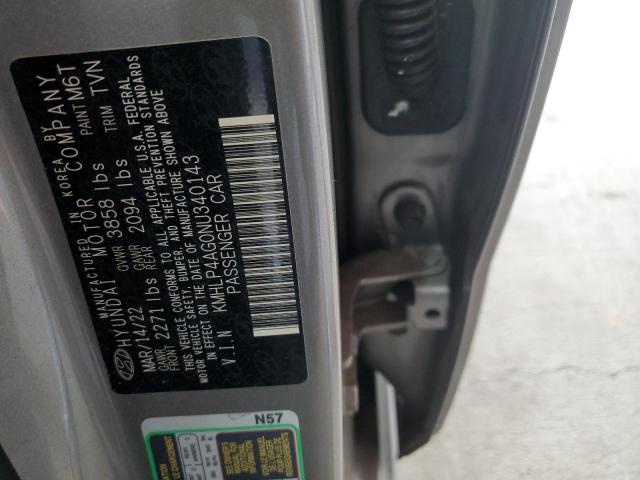 2022 HYUNDAI ELANTRA LI - KMHLP4AG0NU340143