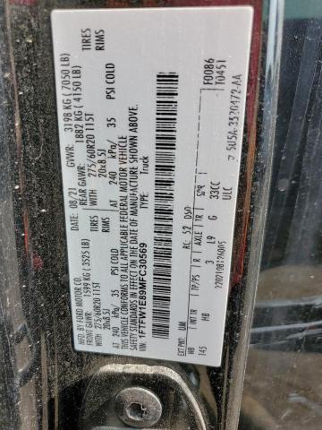2021 FORD F150 SUPER - 1FTFW1E89MFC30569