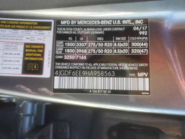 2017 MERCEDES-BENZ GLS 450 4M #3305381349