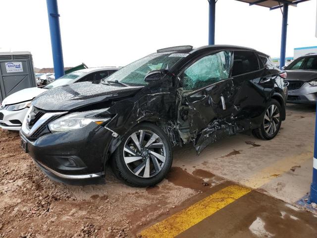 NISSAN MURANO 2018 black  gas 5N1AZ2MH0JN126915 photo #1