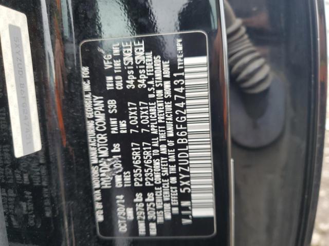2015 HYUNDAI SANTA FE S - 5XYZUDLB6FG247431
