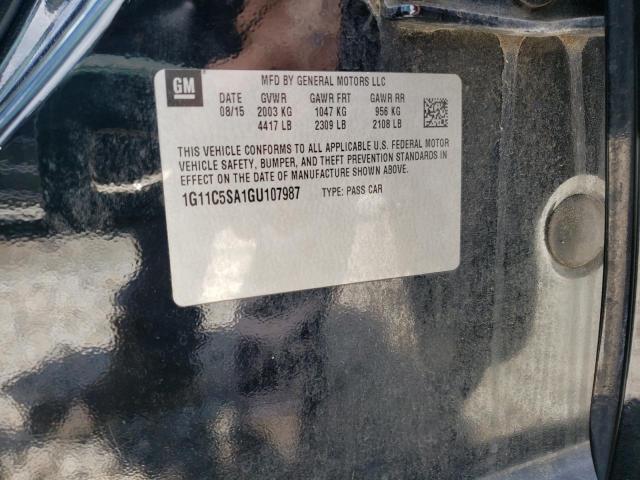 2016 CHEVROLET MALIBU LIM - 1G11C5SA1GU107987