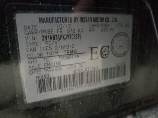 2018 NISSAN SENTRA S - 3N1AB7APXJY208979