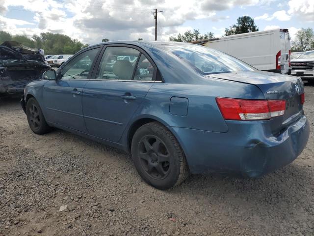 HYUNDAI SONATA GLS 2006 blue  gas 5NPEU46CX6H160451 photo #3