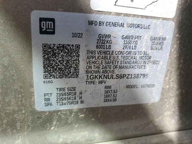 2023 GMC ACADIA SLT 1GKKNULS6PZ138795