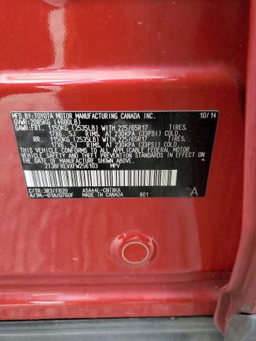 2015 TOYOTA RAV4 LE - 2T3BFREVXFW256103