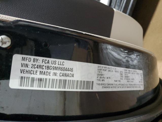 2021 CHRYSLER PACIFICA T 2C4RC1BG9MR604446