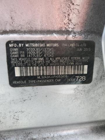 2015 MITSUBISHI MIRAGE DE - ML32A3HJ1FH052416
