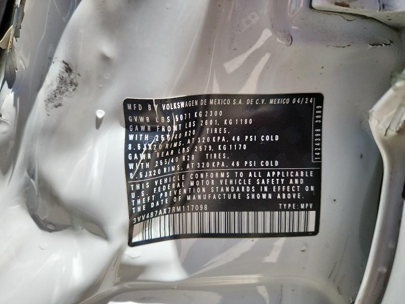 2024 VOLKSWAGEN TIGUAN SEL 3VV4B7AX7RM117098