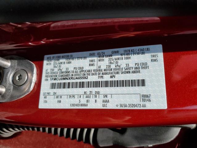 2024 FORD ESCAPE ST 1FMCU0MNXRUA65592
