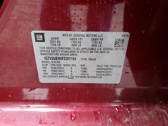 2015 GMC SIERRA K15 - 1GTV2UEH9FZ267194