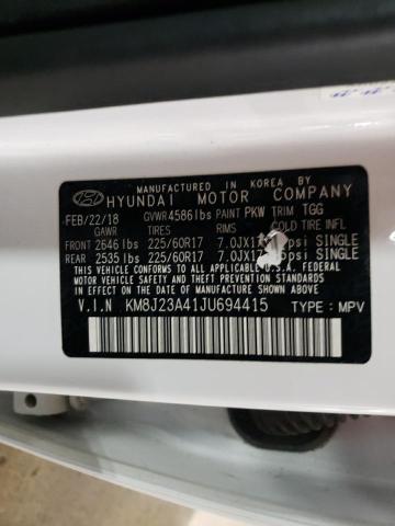 2018 HYUNDAI TUCSON SE - KM8J23A41JU694415