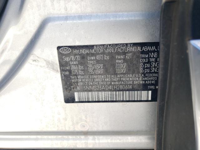 2020 HYUNDAI SANTA FE S - 5NMS23AD4LH280614