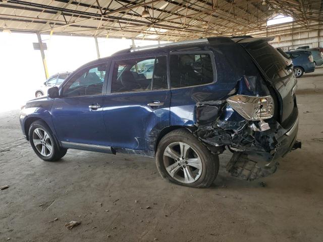 TOYOTA HIGHLANDER 2011 blue  gas 5TDDK3EHXBS067801 photo #3