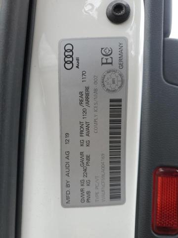 2020 AUDI A5 PROGRES WAUFNCF59LA004169