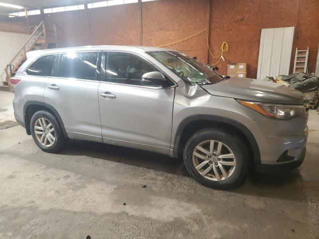 Vin: 5tdbkrfhxfs217825, lot: 57860765, toyota highlander le 20154