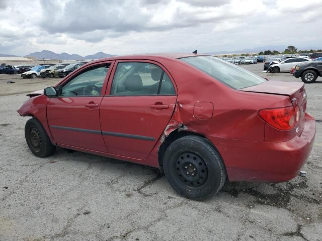 TOYOTA COROLLA CE 2007 red sedan 4d gas JTDBR32E270120109 photo #3