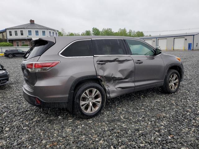 Vin: 5tdbkrfh7fs106861, lot: 55406315, toyota highlander le 20153