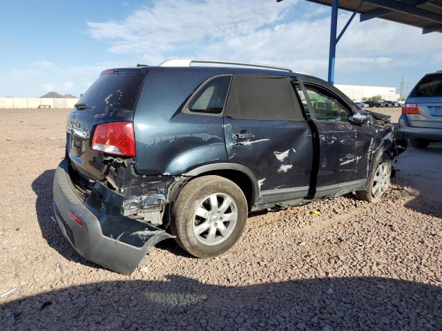 KIA SORENTO LX 2013 blue  gas 5XYKT3A68DG328559 photo #4