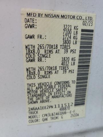 2023 NISSAN TITAN S #3156844029