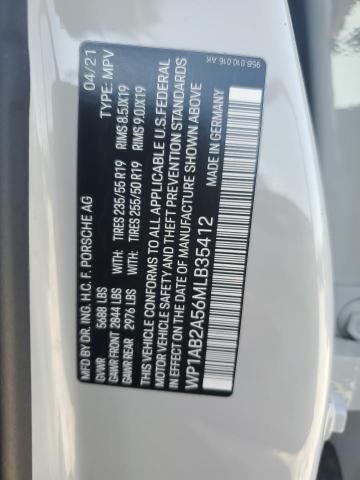 2021 PORSCHE MACAN S - WP1AB2A56MLB35412