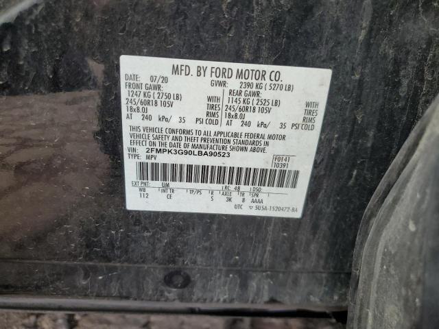 2020 FORD EDGE SE - 2FMPK3G90LBA90523