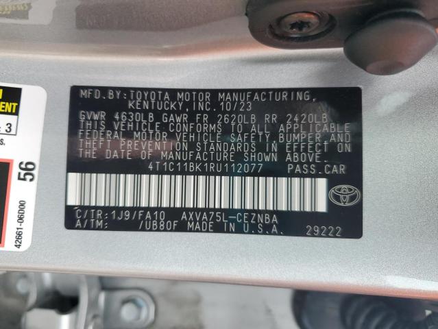 2024 TOYOTA CAMRY LE - 4T1C11BK1RU112077