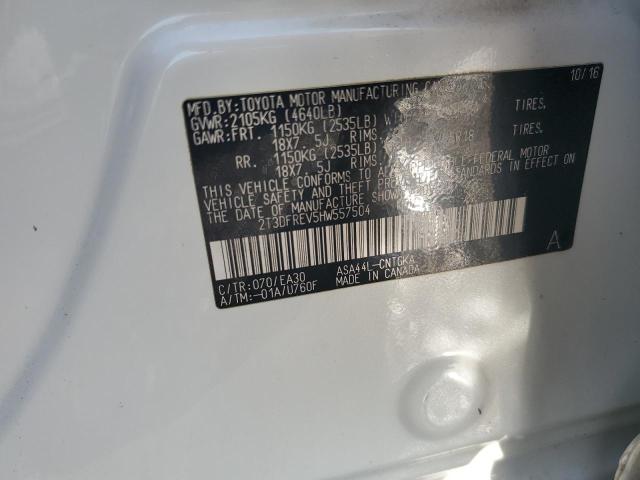 2017 TOYOTA RAV4 LIMIT - 2T3DFREV5HW557504