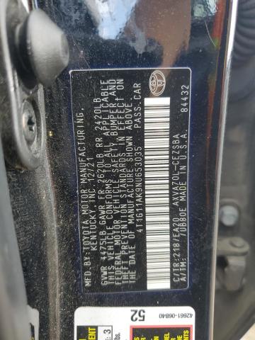 2022 TOYOTA CAMRY SE - 4T1G11AK9NU653035