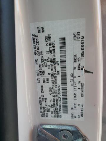 2015 FORD ESCAPE SE - 1FMCU9G9XFUB86797