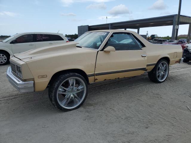 CHEVROLET EL CAMINO 1986 gold  gas 3GCCW80H8GS916332 photo #1