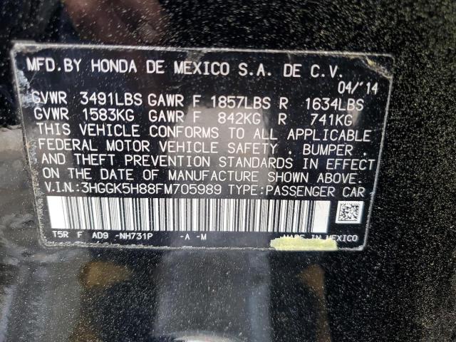 2015 HONDA FIT EX - 3HGGK5H88FM705989
