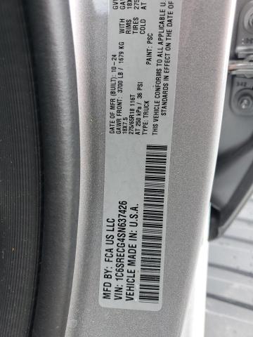 2025 RAM 1500 TRADE 1C6SRECG4SN637426