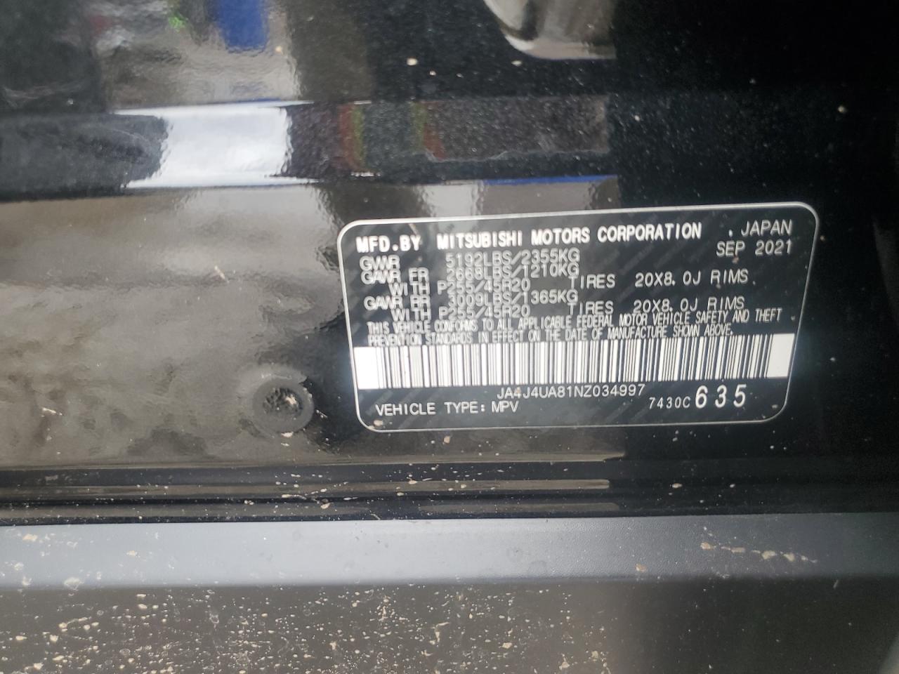 MITSUBISHI OUTLANDER SE