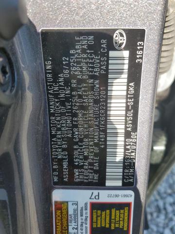 4t4bf1fk6cr231201 - 2012 Toyota camry base - #58211475