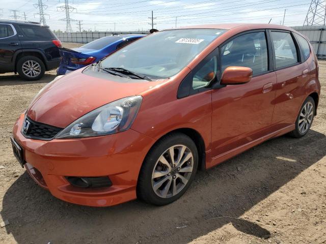 HONDA FIT SPORT 2012 orange  gas JHMGE8H54CC019571 photo #1