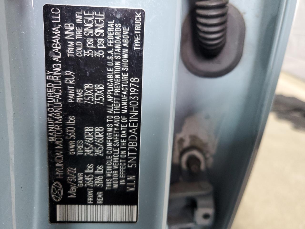 HYUNDAI SANTA CRUZ SEL